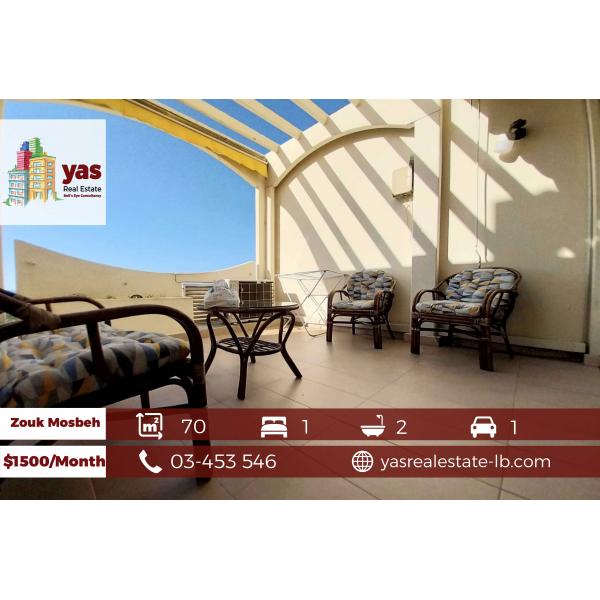 Zouk Mosbeh 70m2 | Furnished Chalet | Rent | Mint Condition | IV/EL/MJ