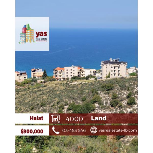 Halat 4000m2 | Land | 25/75 | Open Sea View | Prime Location | PA |