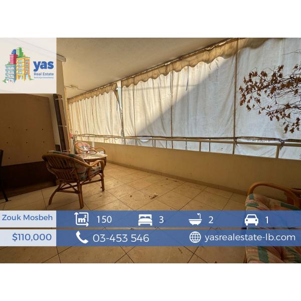 Zouk Mosbeh 150m2 | Well Lighted | Flat | Quiet Area | EL |