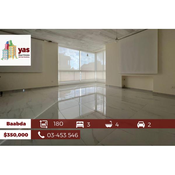 Baabda 180m2 | Semi Furnished | Brand New | Decorated | PA|