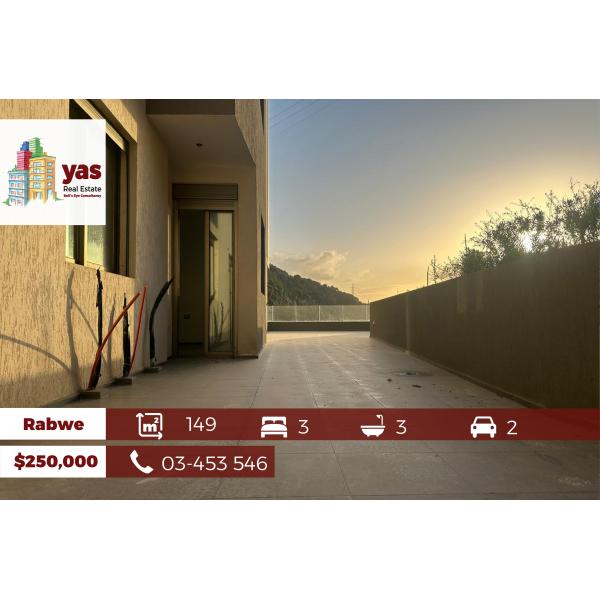 Rabwe 149m2 | 96m2 Terrace | Brand New | Panoramic View | CH/MJ |