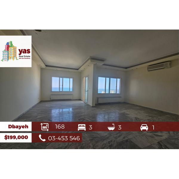 Dbayeh 168m2 | Panoramic Sea View | Prime Location |Well Lighted | PA