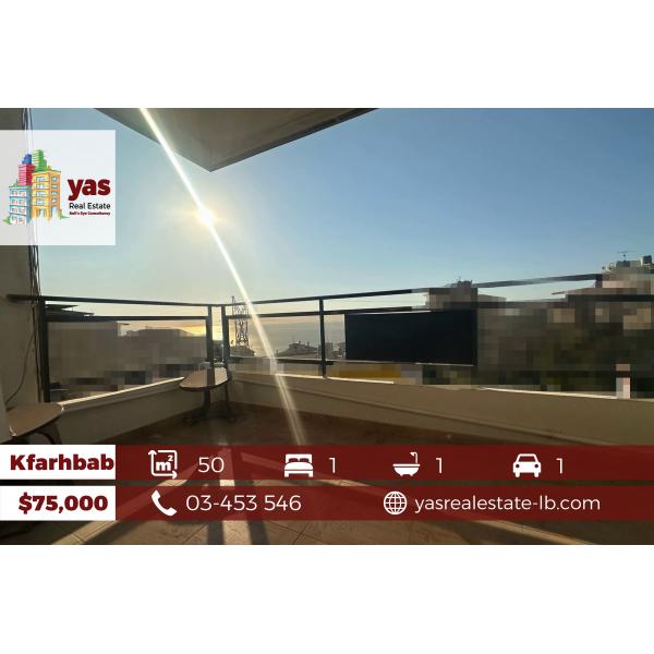 Kfarhbab 50m2 | Cozy Flat | Partial View | Prime Location | RA/IV |