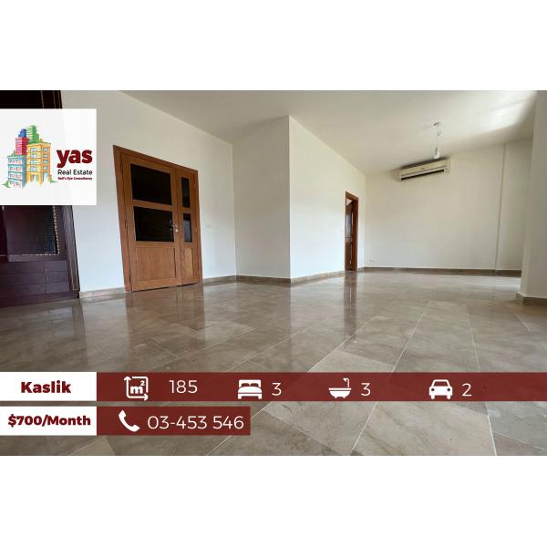 Kaslik 185m2 | Rent | Mountain View | High End | Dead End Street | EH