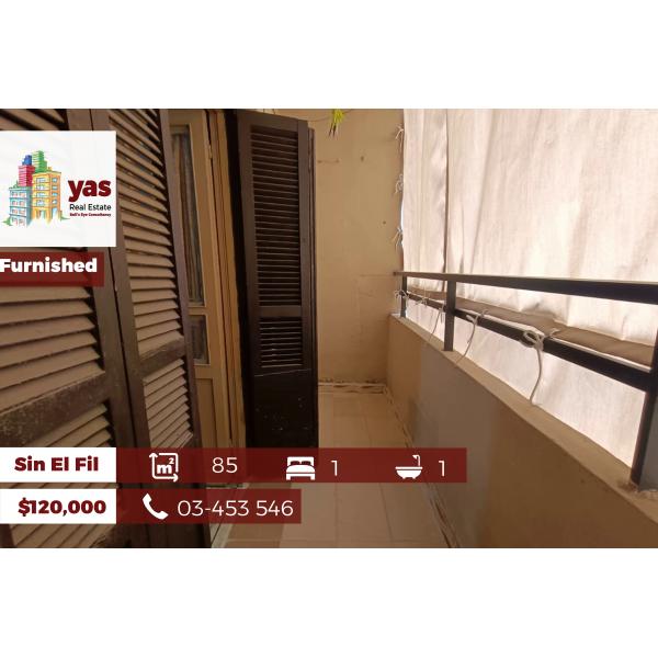 Sin El Fil 85m2 | Furnished | Mint Condition | Prime Location | AA