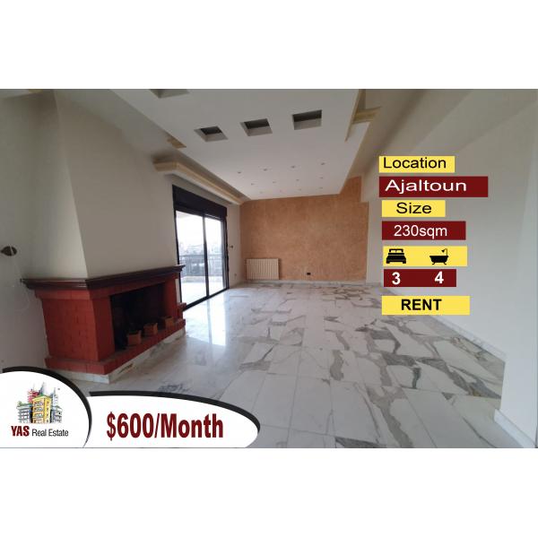 Ajaltoun 230m2 | Rent | Mountain View | High End | Classy Area | KH |