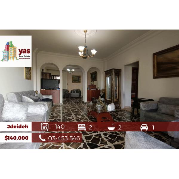 Jdeideh 140m2 | Prime Location | Well Maintained | Calm Street | AA/PK