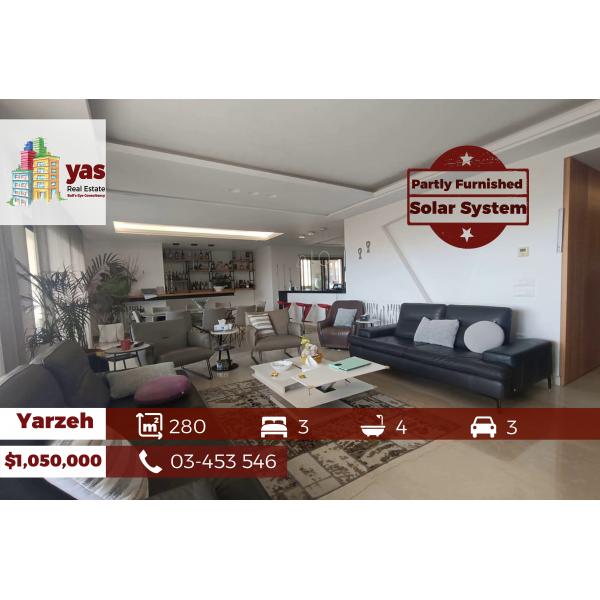 Yarzeh 280m2 | Partly Furnished | Solar System | Dead End Street | AA