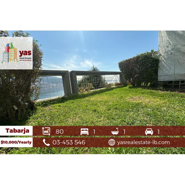 Tabarja/Dona Maria 80m2 | 35m2 Garden | Furnished Chalet | Rent |RA/IV