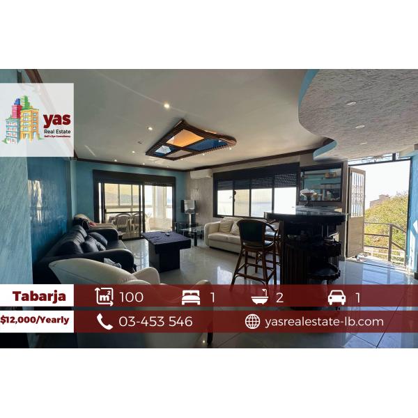Tabarja/Dona Maria 100m2 | 25m2 Terrace | Furnished Chalet | RA/IV