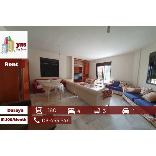 Daraya 180m2 | Rent | Well Maintained | Partial View | Quiet Street|KH