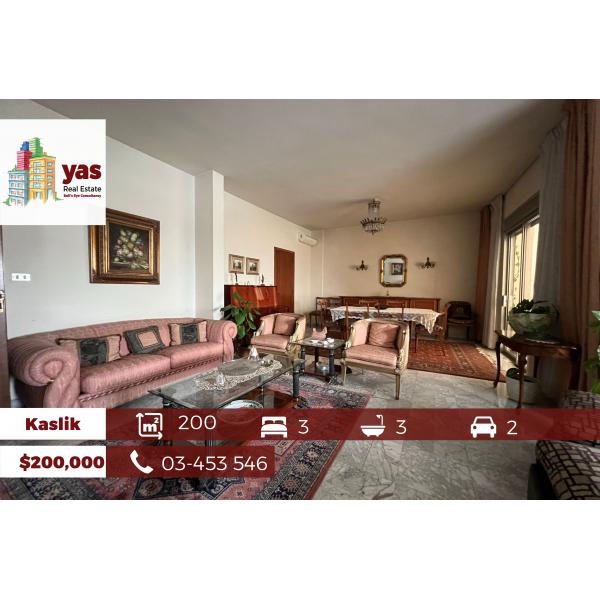 Kaslik 200m2 | Well Maintained | Panoramic View | Prime Location | EH