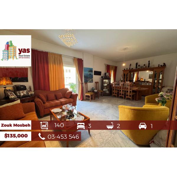 Zouk Mosbeh 140m2 | High End | City View | Calm Street | CHN