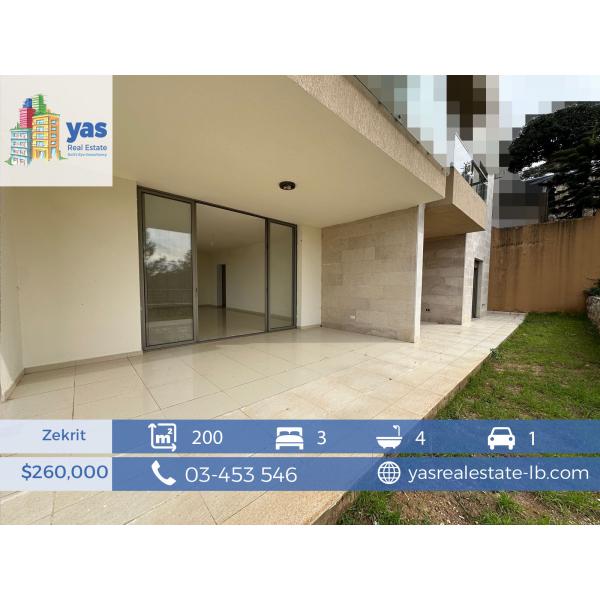 Zekrit 200m2 | 110m2 Garden | Prime Location | Dead End Street | KR |