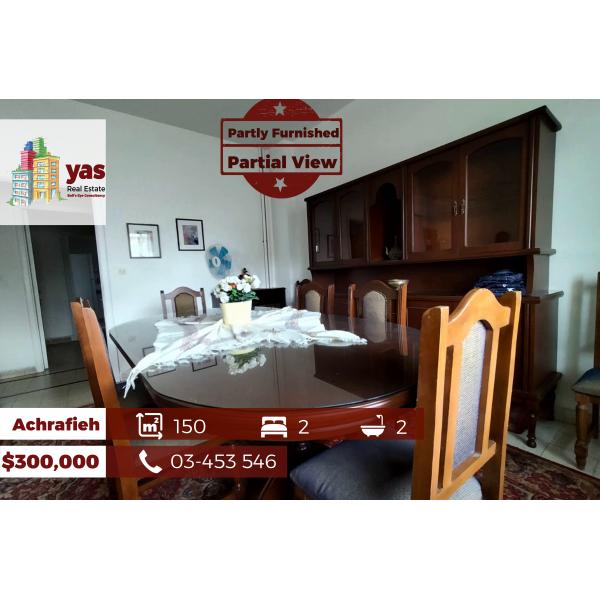 Achrafieh 150m2 | Partly Furnished | Easy Access | Mint Condition | AA