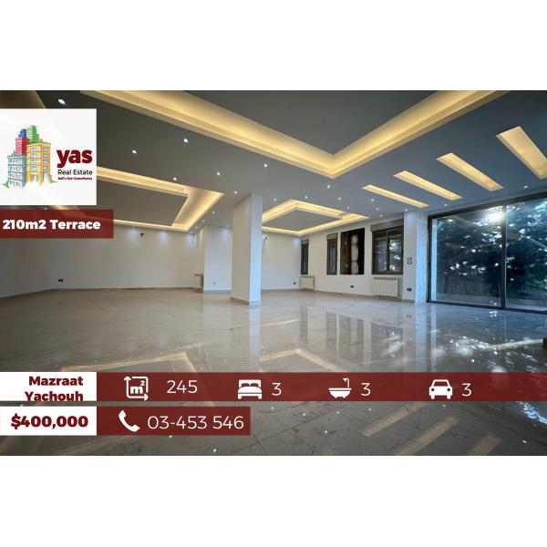 Mazraat Yachouh 245m2 | 210m2 Terrace | Decorated | Luxury |KR/PA |