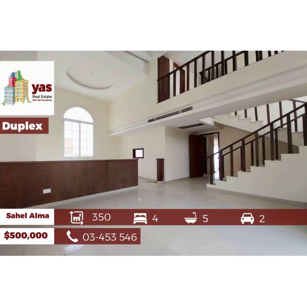 Sahel Alma 350m2 | High End Duplex | Calm Area | Astonishing View | IV