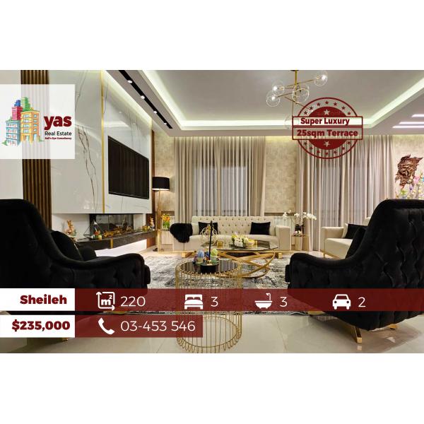 Sheileh 220m2 | 25m2 Terrace | Duplex | Super Luxury | View | TO