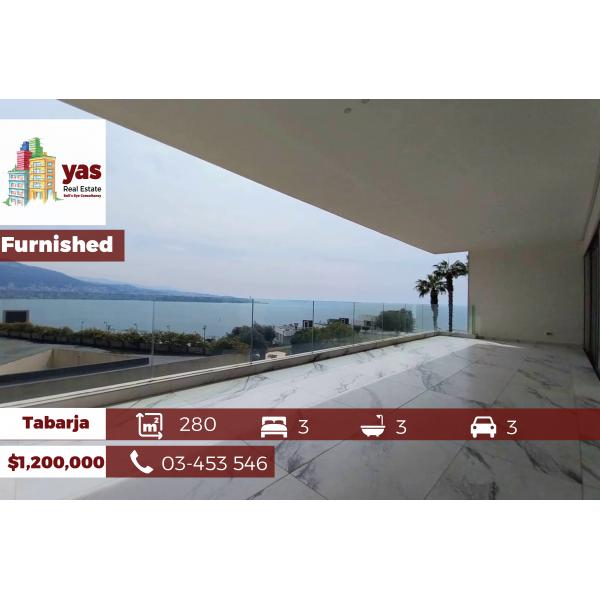 Tabarja 280m2 | Furnished Chalet | Gated Community | Panoramic View|IV