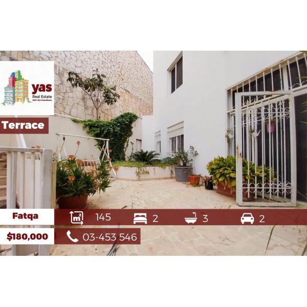 Fatqa 145m2 | Terrace 50m2m| Furnished | Renovated |Gated Community|YV