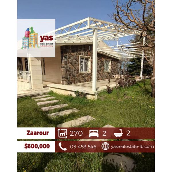 Zaarour 2258m2 Land | 270m2 chalet | Mountain View | Luxury | AA