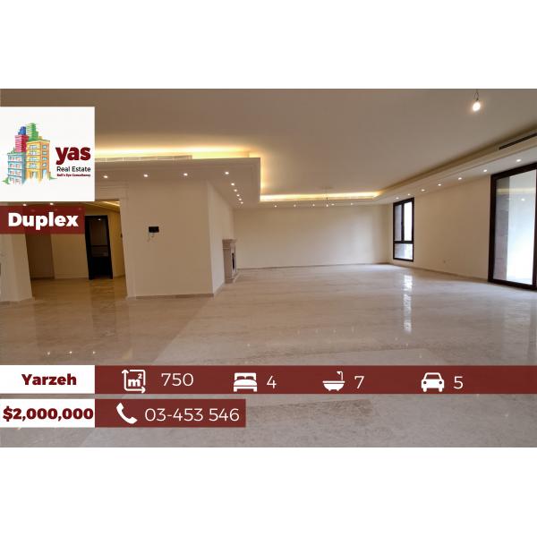 Yarzeh 750m2 | Duplex | Terrace 121m2 | Luxurious | Gym/Pool | PA |