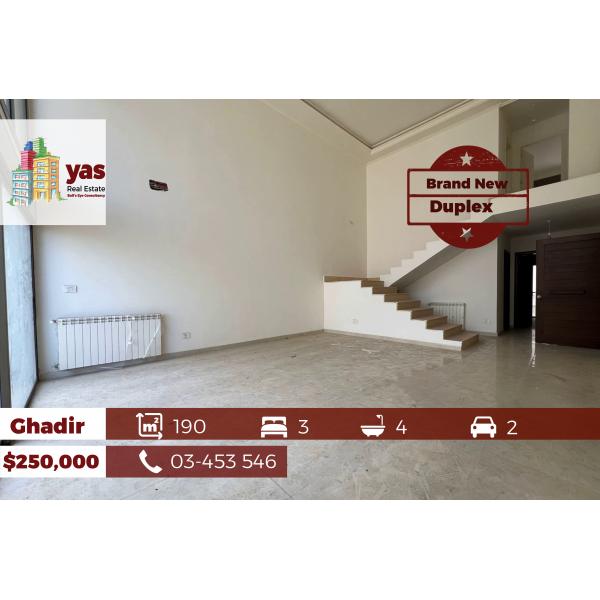 Ghadir 190m2 | Brand New | Duplex | Partial View | EH/IV
