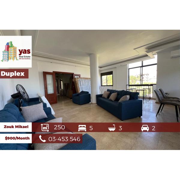 Zouk Mikael 250m2 | Duplex |Rent | Brand New | Panoramic View | EH |