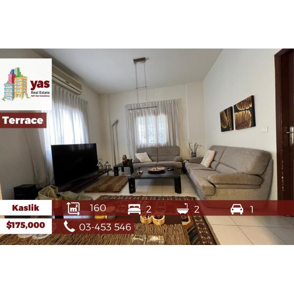 Kaslik 160m2 | Terrace | Well Maintained | Prime Location | EH |
