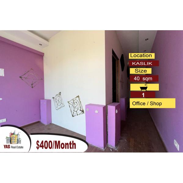 Kaslik 40m2 | Office/ Shop | Modern Architecture | Accessible | EH |