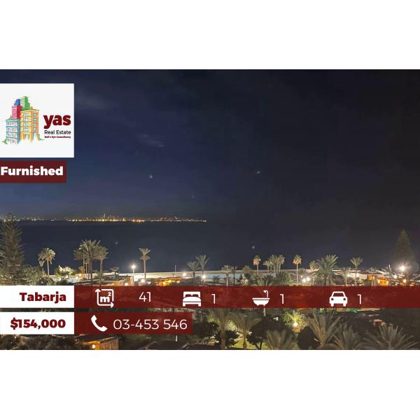 Tabarja 41m2 | Furnished Chalet | Prime Lcoation | Sea View | PA