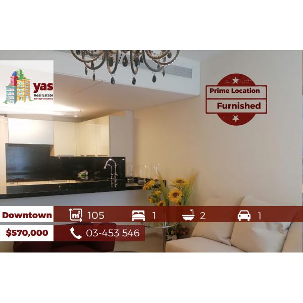 Downtown 105m2 | Furnished And Equipped | Prime Location | PA |