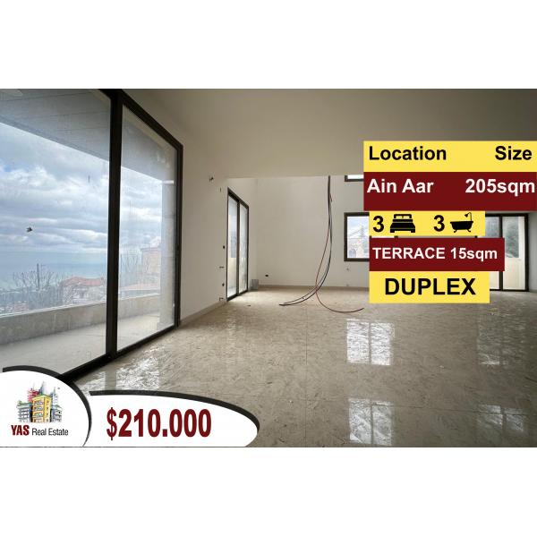 Ain Aar 205m2 | 15m2 Terrace | Duplex | Astonishing Sea View | CH/CL |