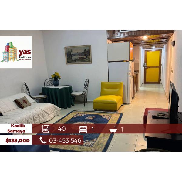 Kaslik/Samaya 40m2 | Chalet | Well Maintained | Sea View | BA