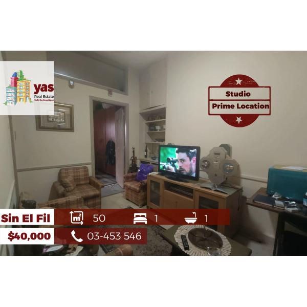 Sin El Fil 50m2 | Good Condition | Smart Partitions | AA/IV
