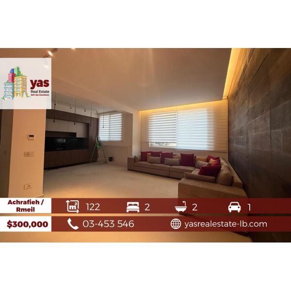 Achrafieh/Rmel 122m2 | Fully Furnished | Modern Decoration | PA |