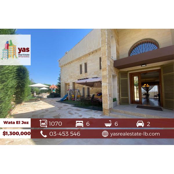 Wata El Joz 1000m2 | Villa | Designer’s Signature | Furnished |