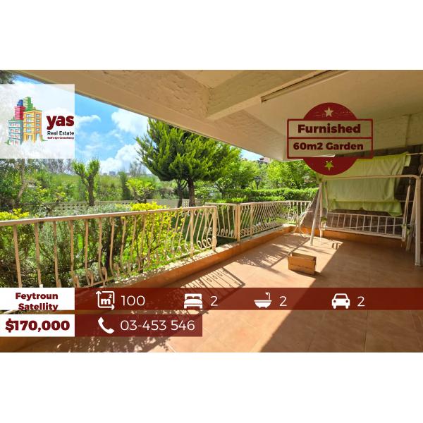 Feytroun/Satellity 100m2 | 60m2 Garden | Furnished Chalet | Modern |DA