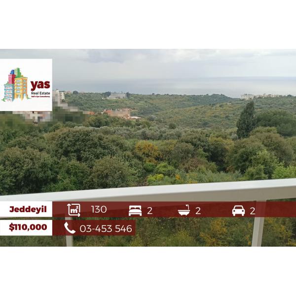 Jeddayel 130m2 | Brand New | Sea View | Well Lighted | PA |