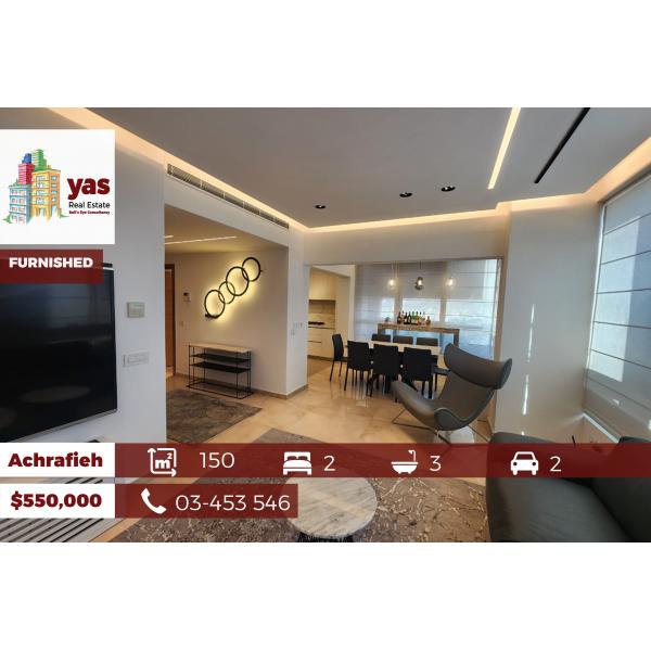 Achrafieh 150m2 | Furnished | Decorated | Luxury | Amazing View | PA |