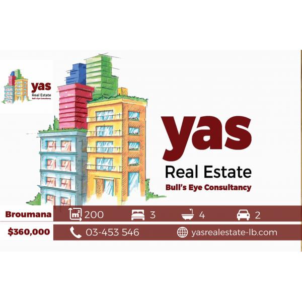 Broumana 200m2 | Under-Construction |Luxury | Sea /mountain View | PA