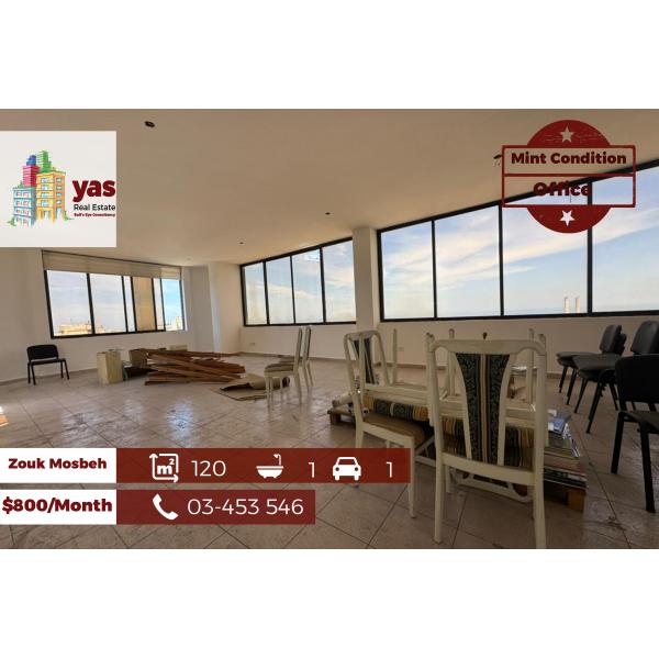 Zouk Mosbeh 120m2 | Office | Rent | Mint Condition | Active Street |EL