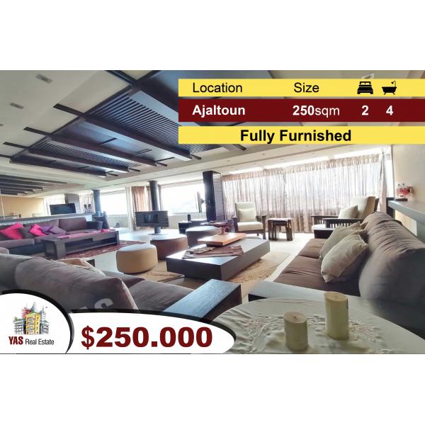 Ajaltoun 250m2 | Luxury | Fully Furnished | View | Upgraded | 