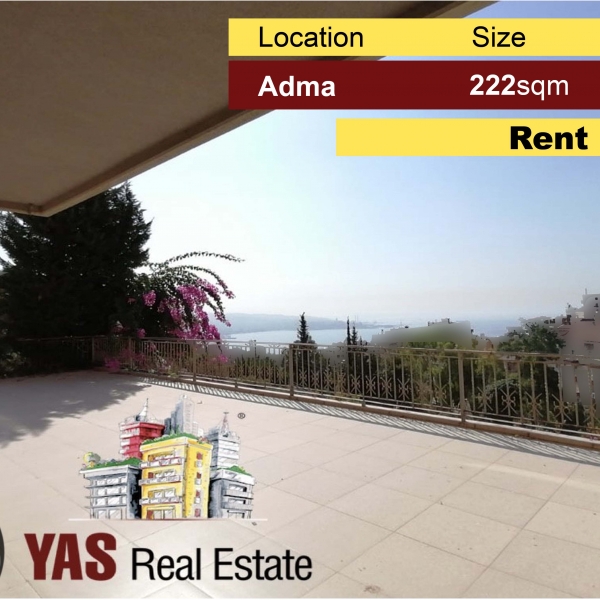Adma 222m2 | 180m2 Terrace | For Rent | New | Panoramic View |